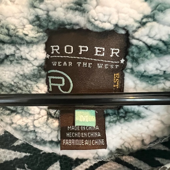 Roper Aztec Pullover 3/4 Zip - Picture 4 of 6